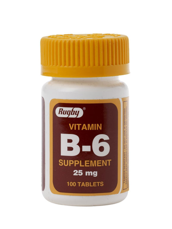 Vitamin B-6  25Mg Tab  100Btl