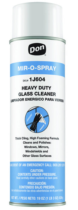 Mir-O-Spray Glass Cleaner 19Oz Can  12/Cs