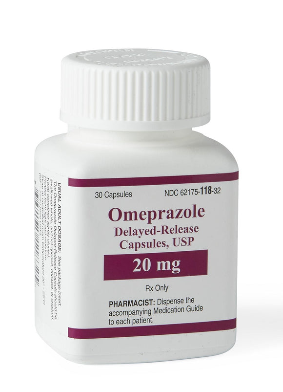 Omeprazole 20Mg Dr Cap 30/Btl Ea.