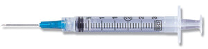 Syringe, Ll, 3Ml, 25Gx 1", Needle Combo  100/Bx