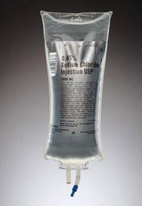 Solution, Sodium Chloride Injection 0.45% 1000Ml  14/Cs