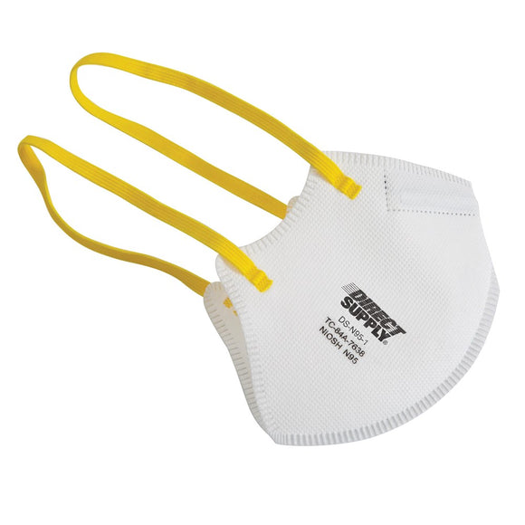 Disposable Folded N95 Respirator, NIOSH Approved 40/cs