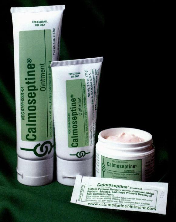 Calmoseptine Moisture Barrier Ointment, 2.5 Oz.  12/Cs