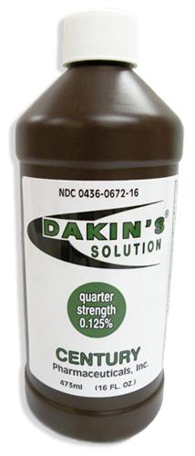 Sol Dakin, 0.125, 1/4 Strength, No Return 8/Cs