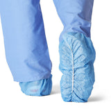 Shoe Cover Spunbound Non-Skid Blue Xl  200/Cs