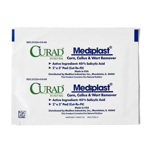 Wart Pad Mediplast Curad 2X3  Ea.