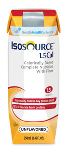 Isosource 1.5 Cal Nutrition Supplement, Unflavored, 8 Oz. Tetra 24/Cs