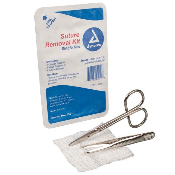 Suture Removal Tray Sterile 50/Cs