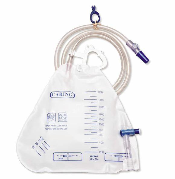 Drain Bag Urology 2000Ml Anti Reflux 20/Cs