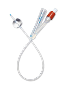 Foley Catheter, 100% Silicone, 6 Fr, 3 Ml, 2-Way  Ea.