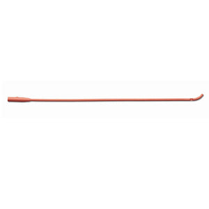 Catheter Urethral, Red Rubber Coude 14Fr 12/Bx