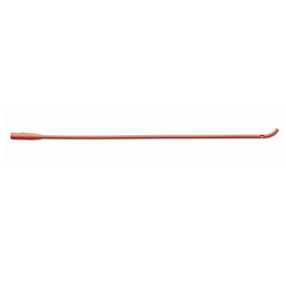 Catheter Urethral, Red Rubber Coude 14Fr 12/Bx