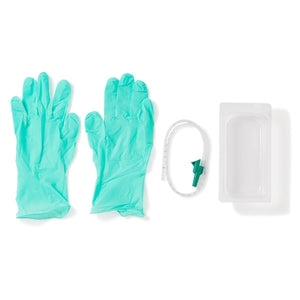 Tray, Catheter Suction, 14Fr, 2 Glv, Mini 100/Cs