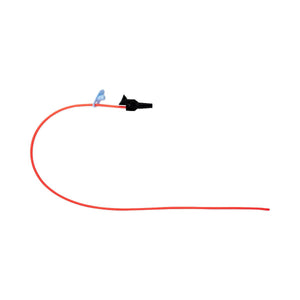 10 Fr Red Poly-Cath Open Suction Catheter Straight Pack 100/Cs DYND40990