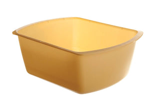 Wash Basin Rectangular Gold  50/Cs