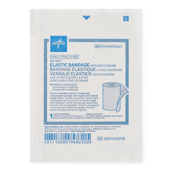 Sterile Matrix Wrap Elastic Bandage with Self-Closure, 3