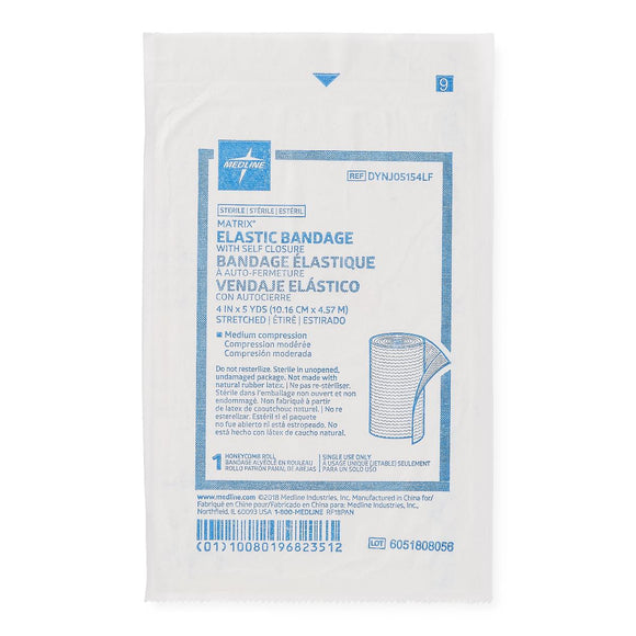 Sterile Matrix Wrap Elastic Bandage with Self-Closure, 4