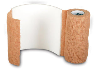 Bandage Afd Coflex 4"X2.5Yd Tan Sterile  8/Cs