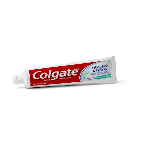 Toothpaste: Colgate 6-Oz. Tube Baking Soda And Peroxide Whitening Toothpaste  24/Cs