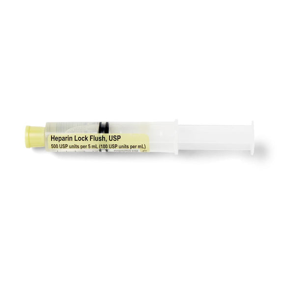 Syringe, 100U / Ml Heparin 5Ml In 10Ml  100/Bx