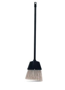 Lobby Broom, Plastic, Natural, Black 38"  Ea.