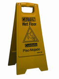 Wet Floor Sign, Yellow, 24.625"  Ea.