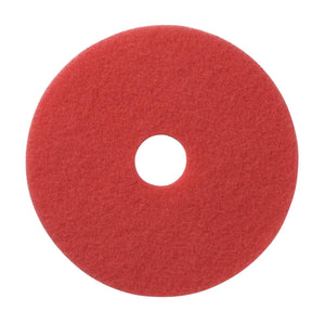 Floor Pad, Red, Buffing, Low Speed, 20"  5/Cs