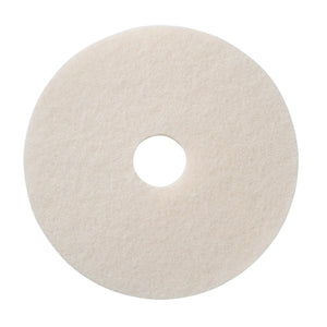 Polishing Pad, White 20"  5/Cs