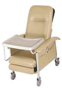 Recliner: Comfortez 3-Position Recliner, No Tray, Cappuccino Ea.