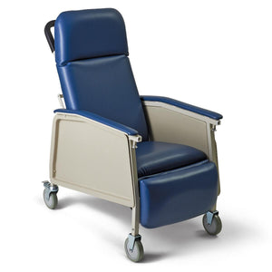 Recliner: Economy Comfortez 3-Position Recliner, No Tray, Blueridge Ea.