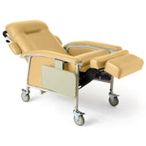 Recliner, X-Wide, Clinical, C133, Side Tray, Cappuccino, Ea.