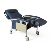 Recliner, X-Wide, Clinical, C133, Side Tray, Blue Ea.