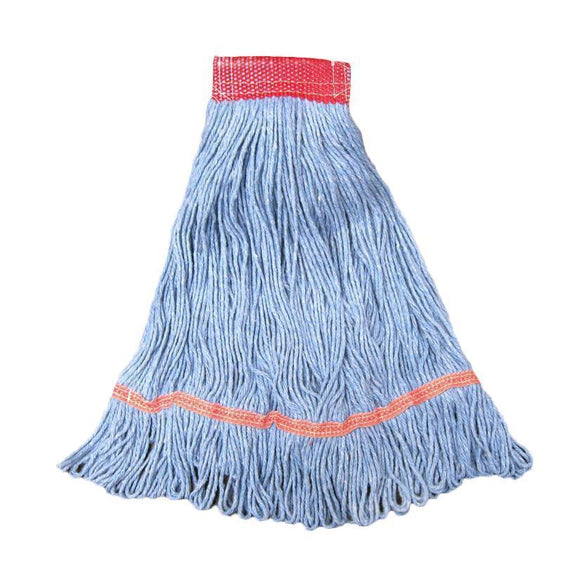 Mop, Lg, 24Oz, Loop Blue 12/Cs