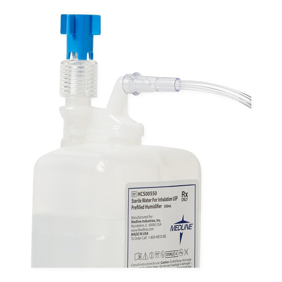 Humidifier - Prefilled 550Ml Sterile 12/Cs