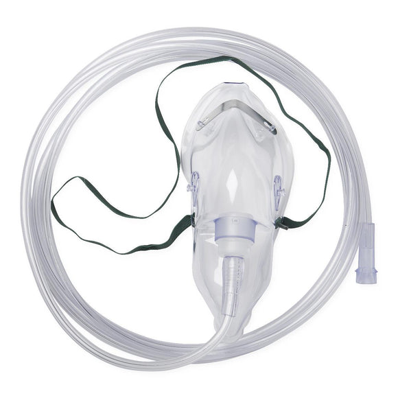 Mask Oxygen Adult 7' Tb  Ea.