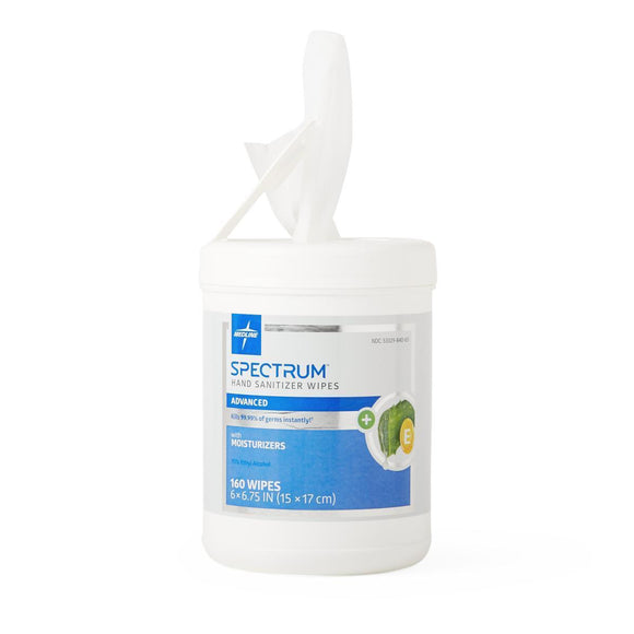 Spectrum 70% Hand Sanitizer Wipes 160Ct 6/Cs