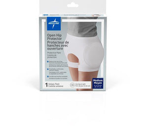 Hip Protectors: Premium Hip Protector, Open, Size M, For 35"-43" Waist Ea.