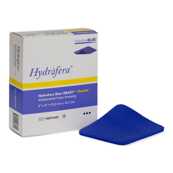 Hydrofera Blue Ready-Transfer Foam Dressing With No Film Backing, 4