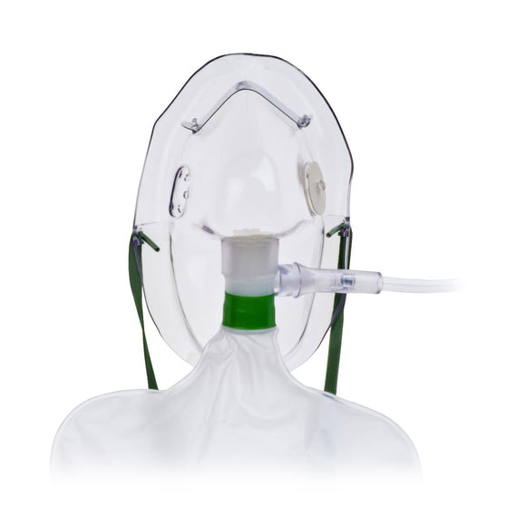 3-in-1 Medium Concentration / High Concentration / Non-Rebreathing Oxygen Mask, Adult Ea.  HUD1061H