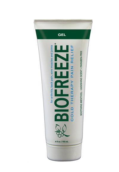 Pain Relief, Biofreeze, Tube, Colorless, 4Oz Ea.