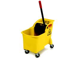 Wave Break Mop Bucket And Wringer Combo 31Qt Yellow