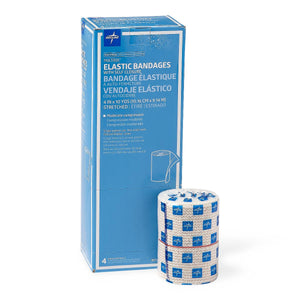 Bandages, Elastic: Matrix Elastic Bandage With Self Closure, 4" X 10 Yd.