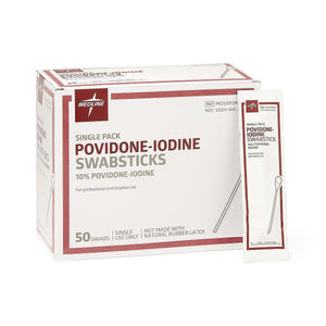 Swabstick, Povidone, Iodine Singles 50/Bx