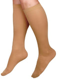 Hosiery, Comp, Knee, 15-20, Size E, Tan, Reg Ea.