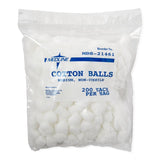 Cotton Balls, Non-sterile, Size M, 1" 200/Bg