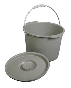 Bucket, Commode, Lid, Handle  6/Cs