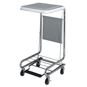 Stand, Hamper, 18" W/Foot Pedal, Plastic Lid Ea.