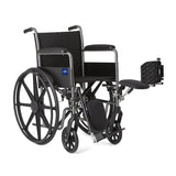 Wheelchair, K1 Basic, 18", Perm Arm, Elr  Ea.