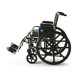 Wheelchair, Excel, 18" Rdla, Elr, Black Ea.