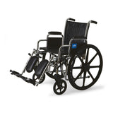 Wheelchair, Excel, 18" Rdla, Elr, Black Ea.